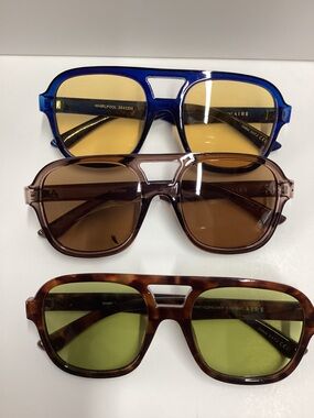 Aire Uni-Sex Whirlpool Aviators Sunglasses - Set of 3
